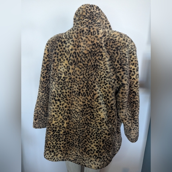 Vintage Marco Collection  leopard swing coat tagged S fits L - Picture 9 of 12